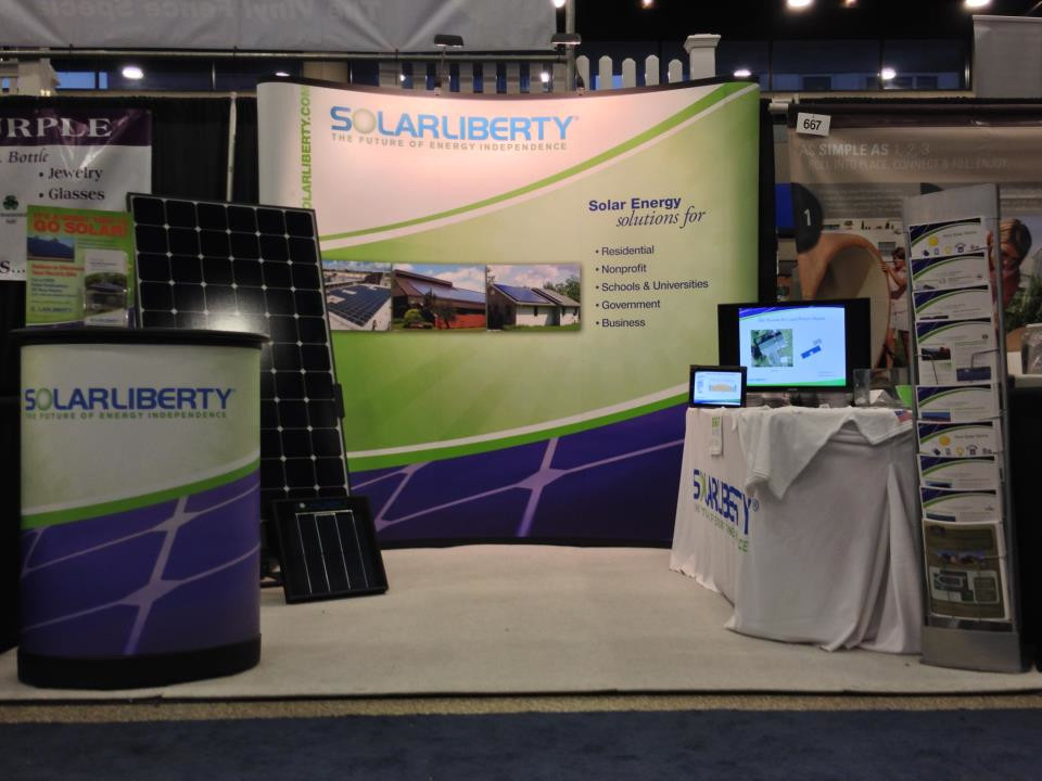 Solar Liberty booth