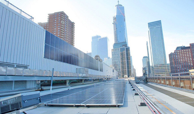 Manhattan solar array